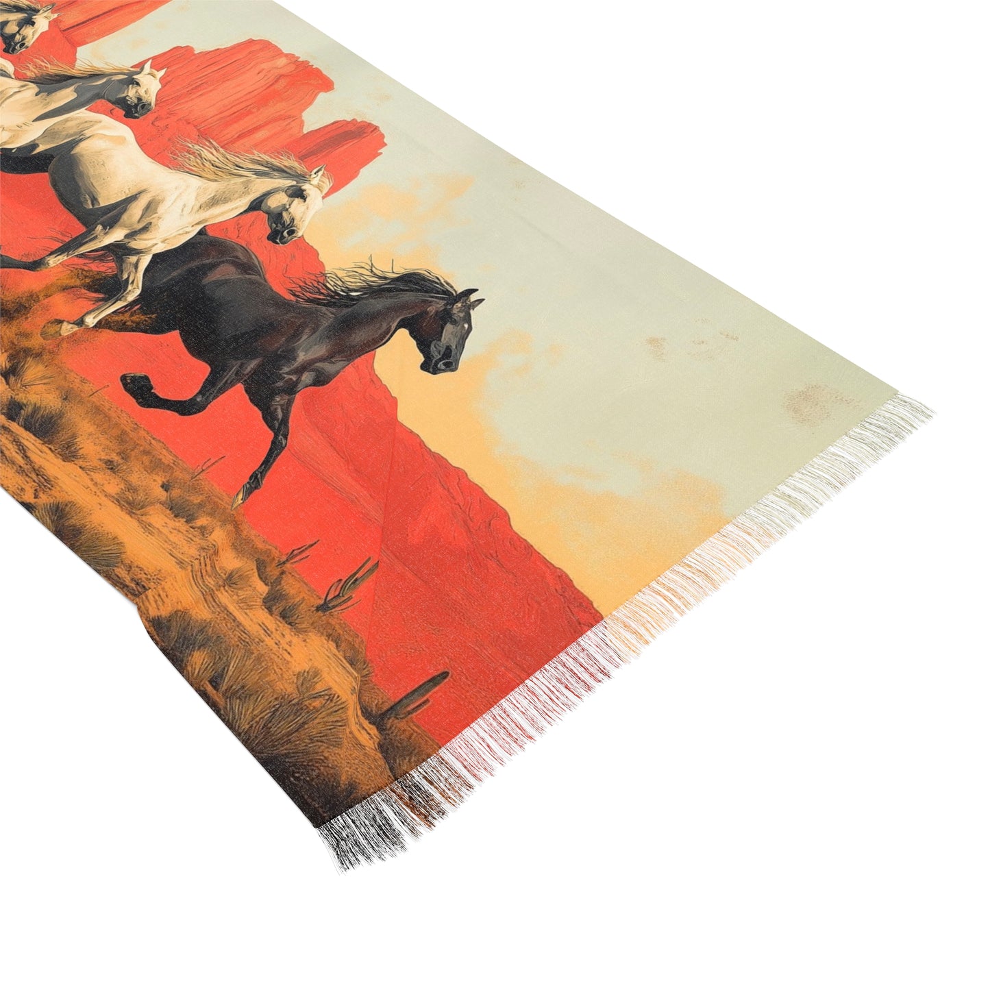 Wild Canyon Woven Scarf – “Run Free”