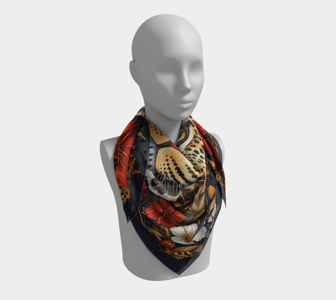 Fierce Elegance Silk Scarf