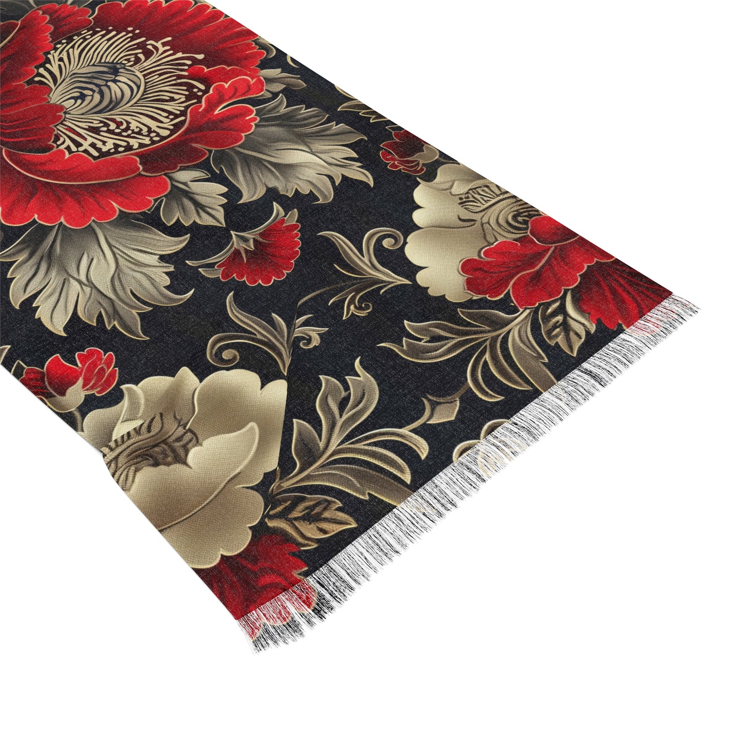 Elegant Floral Light Scarf, Wrap for Every Season, Perfect Gift for Her, Boho Style, Accessory for Festivals