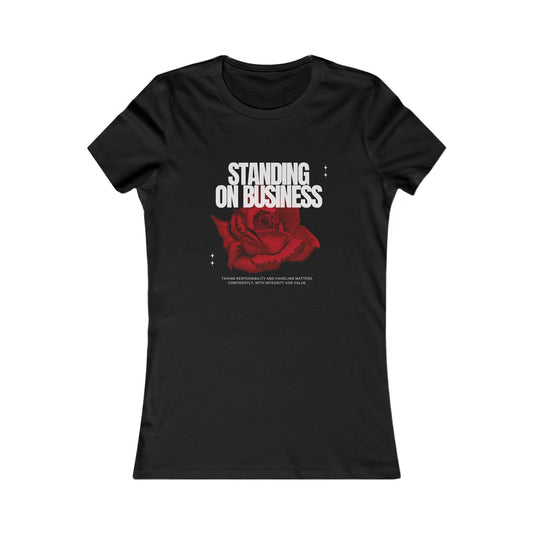 Standing on Business – Motivational Baby Tee