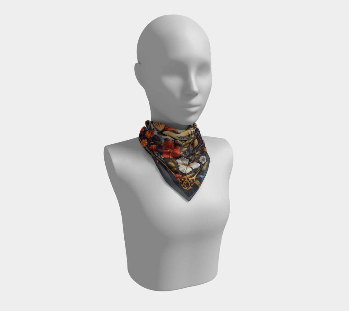 Fierce Elegance Silk Scarf