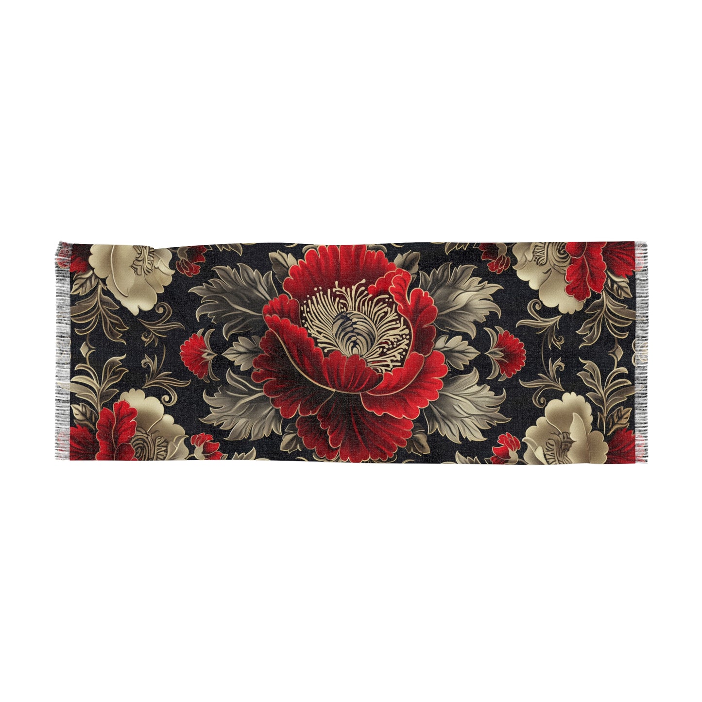 Elegant Floral Light Scarf, Wrap for Every Season, Perfect Gift for Her, Boho Style, Accessory for Festivals