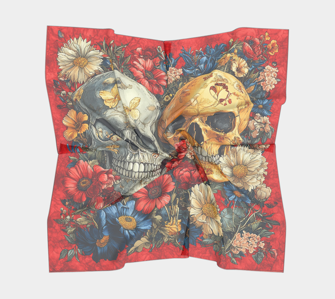 Eternal Bloom Silk Scarf